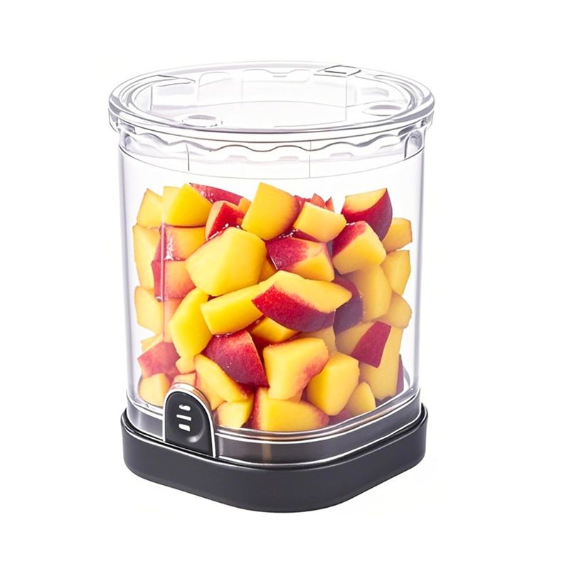Veggie Chopper Cup - AS63-Küchenhelfer Obstschneider, Schneidebehälter, Manueller Gemüsezerkleinerer, Lebensmittelschneider