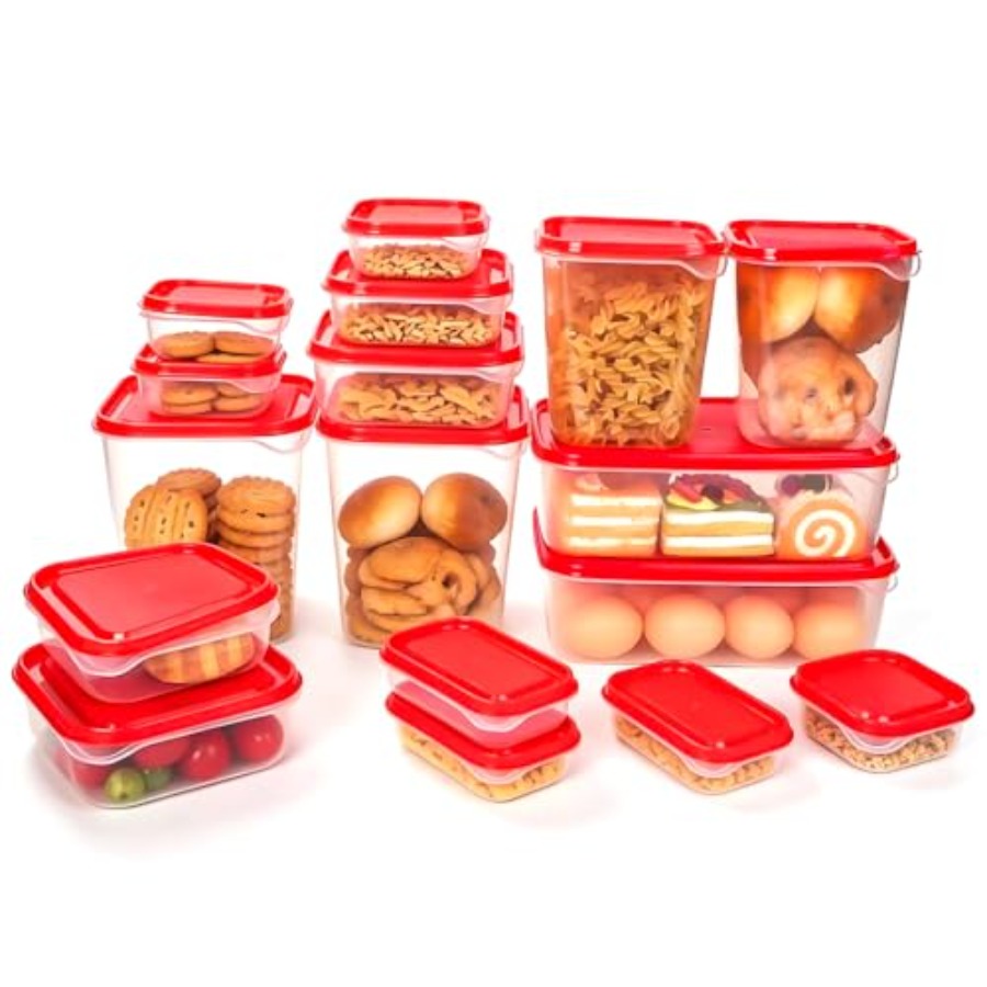 17-teiliges Kunststoff-Lebensm – Meal Prep Containers Bewertung und Preis