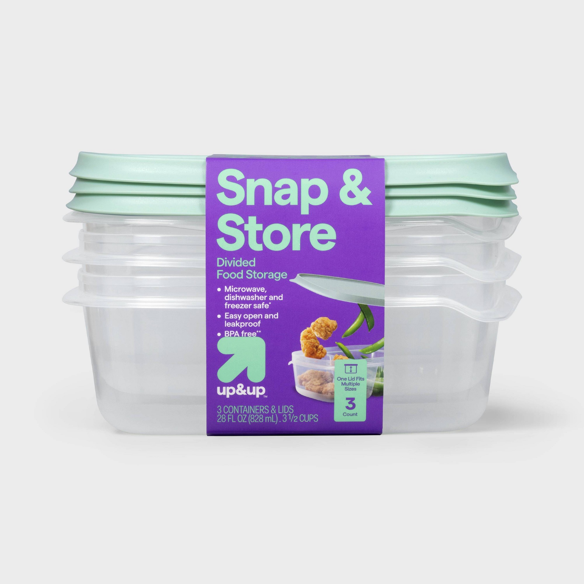 3-teilige durchsichtige Kunsts – Meal Prep Containers Bewertung und Preis