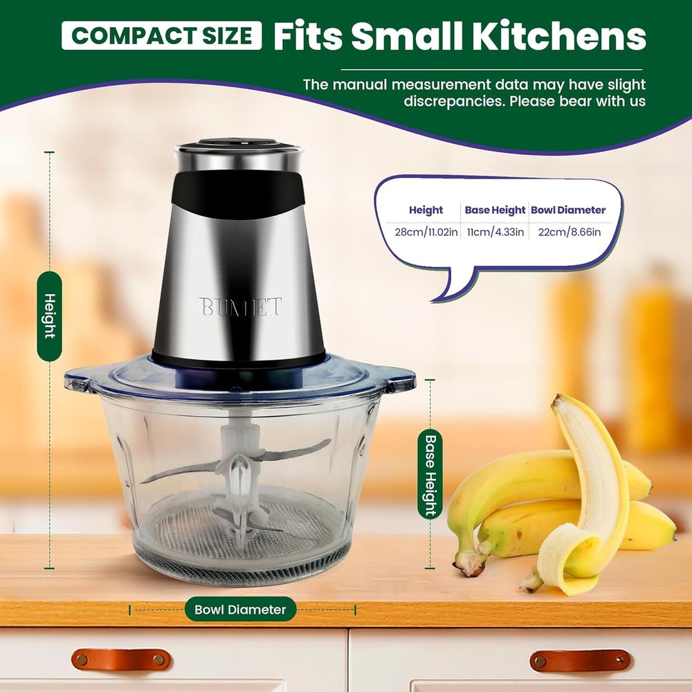 500W Fleischzerkleinerer mit 2 – Veggie Chopper Cup Bewertung und Preis