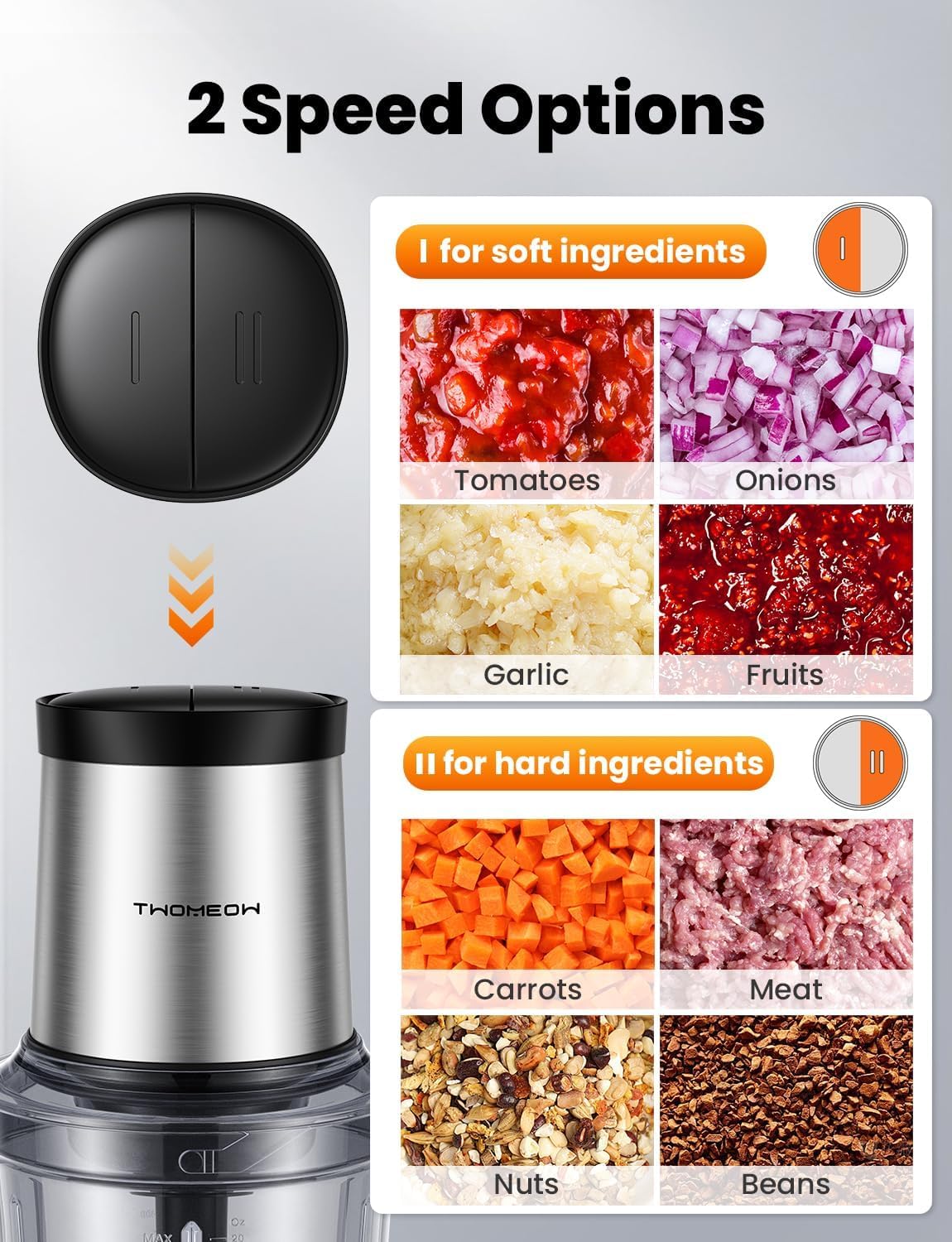 4-Tassen-Zerkleinerer, Elektri – Veggie Chopper Cup Bewertung und Preis