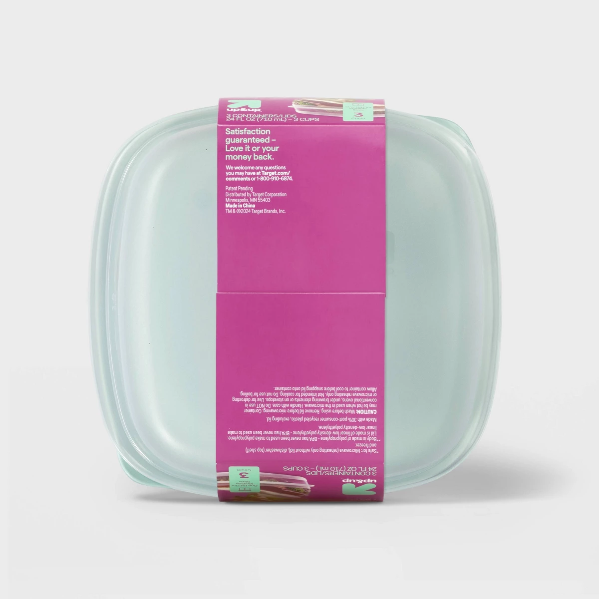 2026 Neu 3er-Pack 24oz Quadrat – Meal Prep Containers Bewertung und Preis